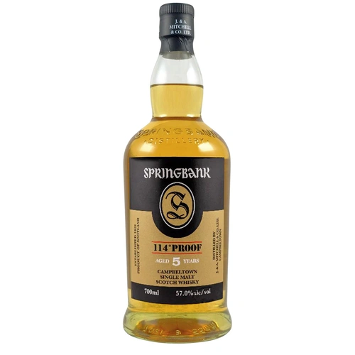 Springbank 5 Year Old Single Malt Whisky 114º Proof