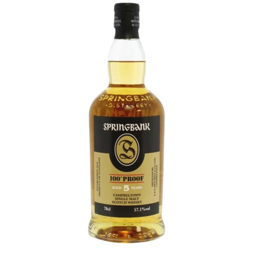 Springbank 5 Year Old Cask Strength 100º Proof Single Malt Whisky 