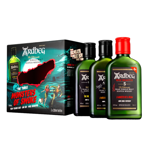 Ardbeg Monsters of Smoke Limited Edition Tasting Set 3x 200ml