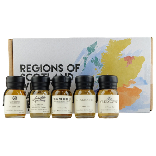 Regions of Scotland Single Malt Whisky Tasting Set 5 x 30ml