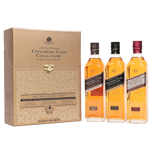 Johnnie Walker Explorers' Club Collection 3x 200ml Gift Collection