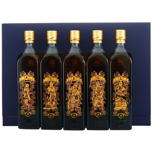 Johnnie Walker Blue Label Gods of Wealth Collection 5x 200ml