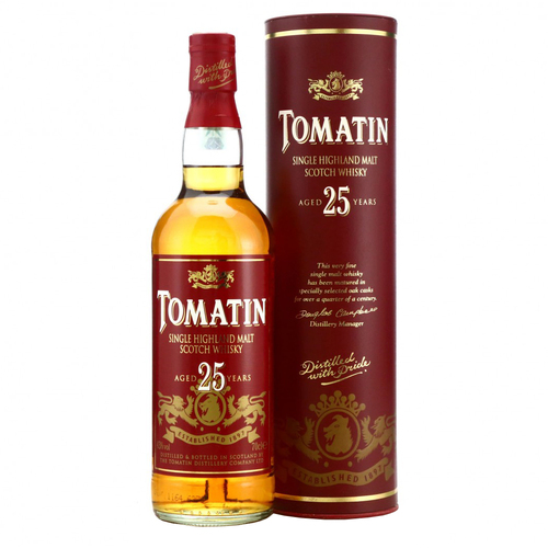 Tomatin 25 Year Old Single Malt Whisky