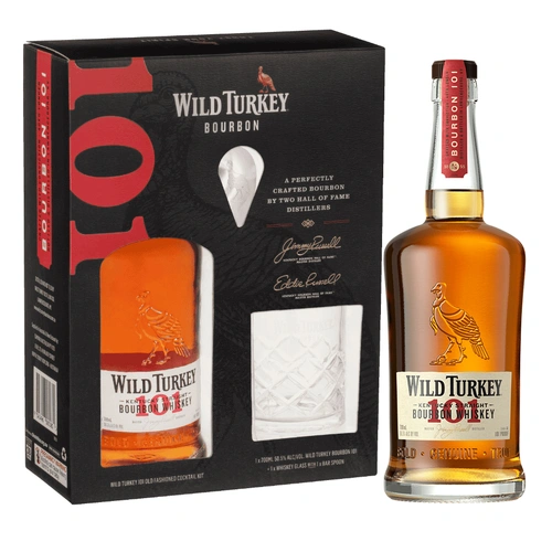 Wild Turkey 101 Proof Kentucky Straight Bourbon Gift Pack
