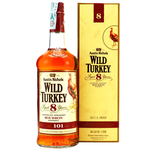 Wild Turkey 8 Year Old 101 Proof 1L Old Version