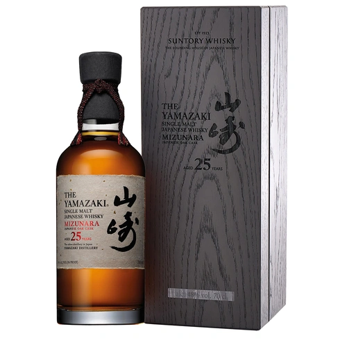 Yamazaki 25 Year Old Mizunara 2025 Release Japanese Single Malt Whisky